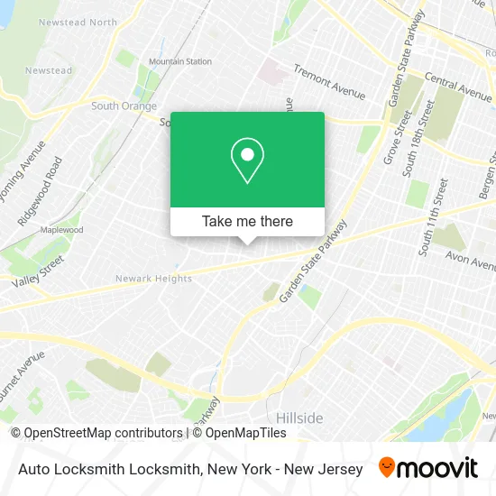 Auto Locksmith Locksmith map