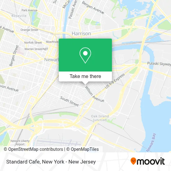 Standard Cafe map