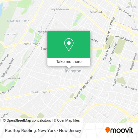 Rooftop Roofing map