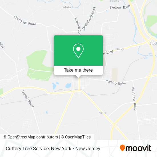 Cuttery Tree Service map