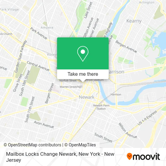 Mailbox Locks Change Newark map