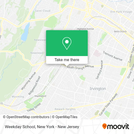 Weekday School map