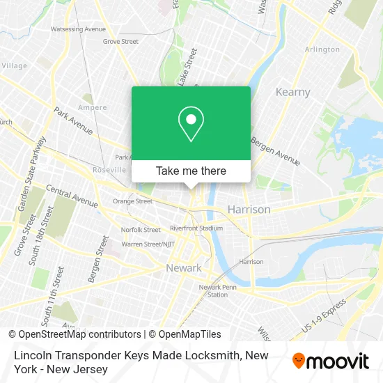Lincoln Transponder Keys Made Locksmith map