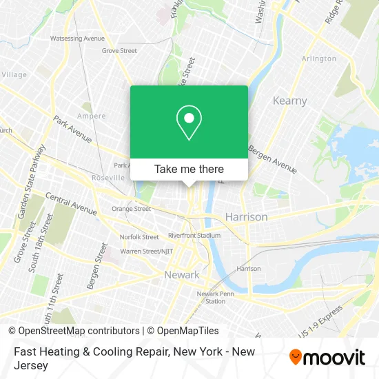 Fast Heating & Cooling Repair map