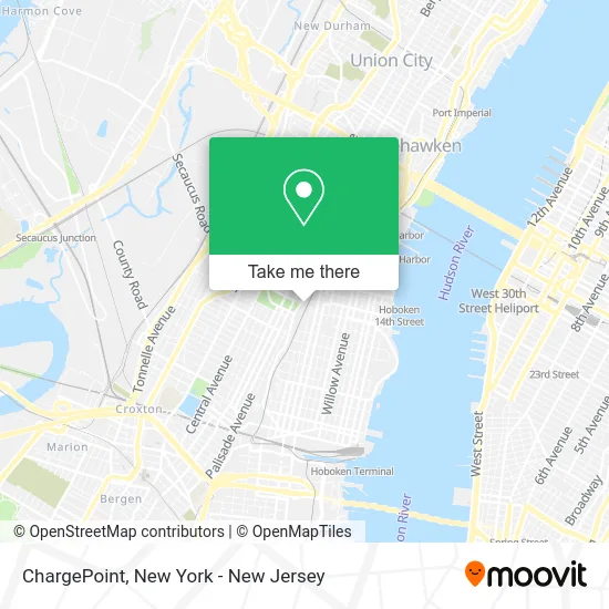 ChargePoint map