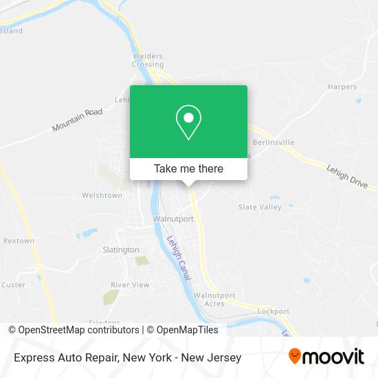 Express Auto Repair map