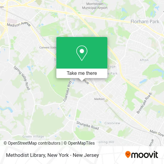 Mapa de Methodist Library