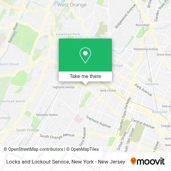 Locks and Lockout Service map
