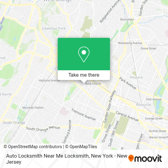 Auto Locksmith Near Me Locksmith map