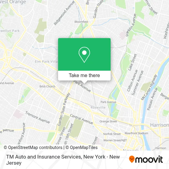 TM Auto and Insurance Services map