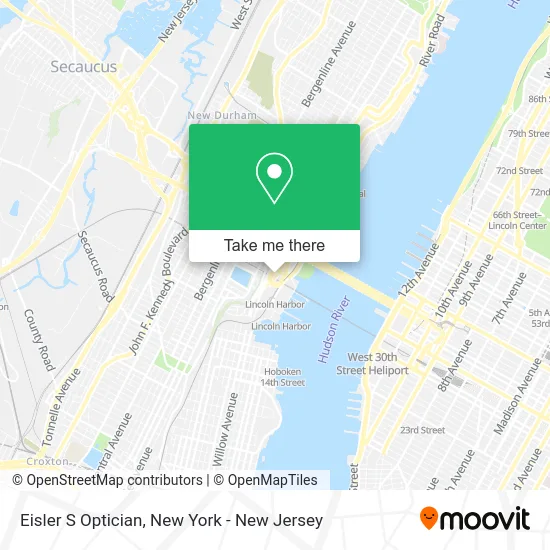 Eisler S Optician map