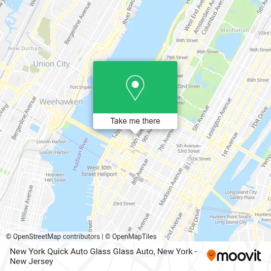 New York Quick Auto Glass Glass Auto map