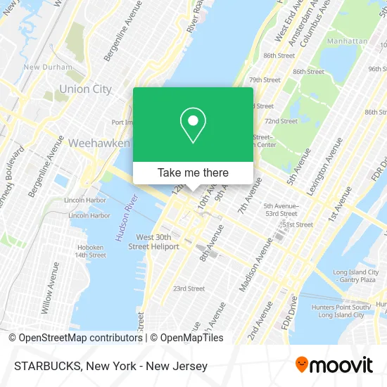STARBUCKS map