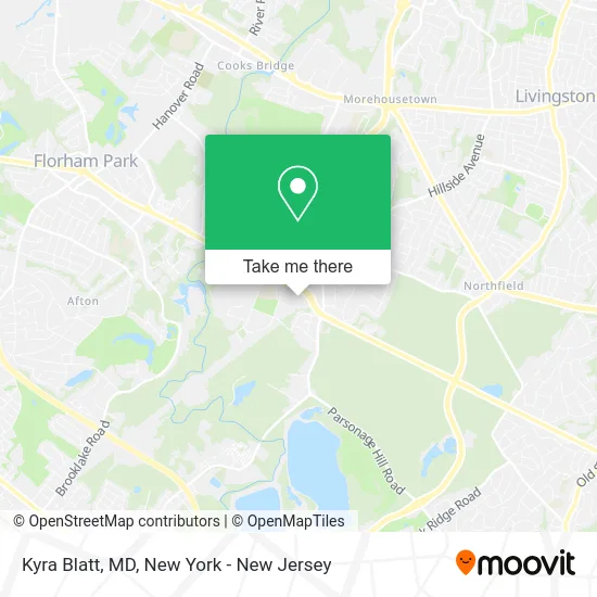 Kyra Blatt, MD map