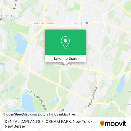 Mapa de DENTAL IMPLANTS FLORHAM PARK