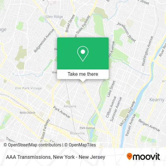 AAA Transmissions map