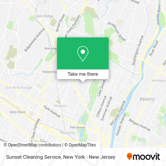 Sunset Cleaning Service map