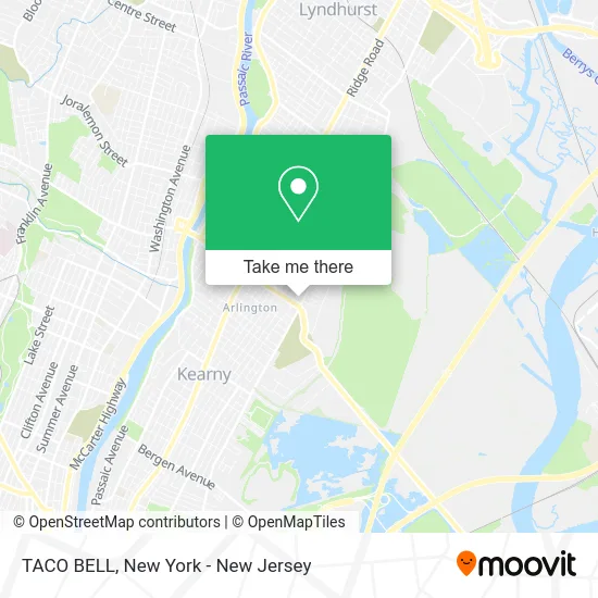 TACO BELL map