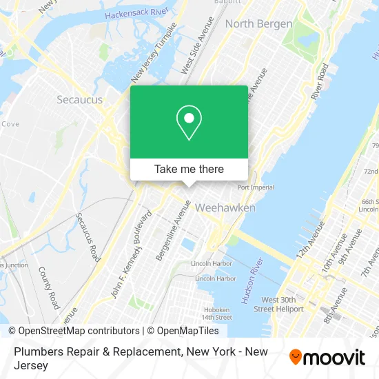 Plumbers Repair & Replacement map