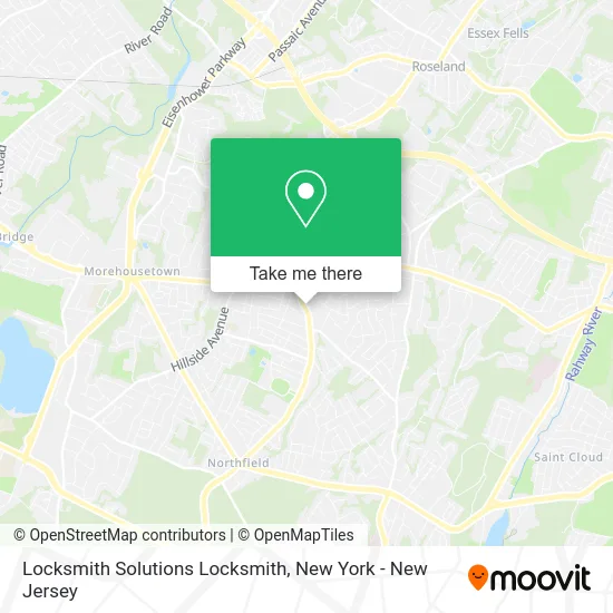 Locksmith Solutions Locksmith map