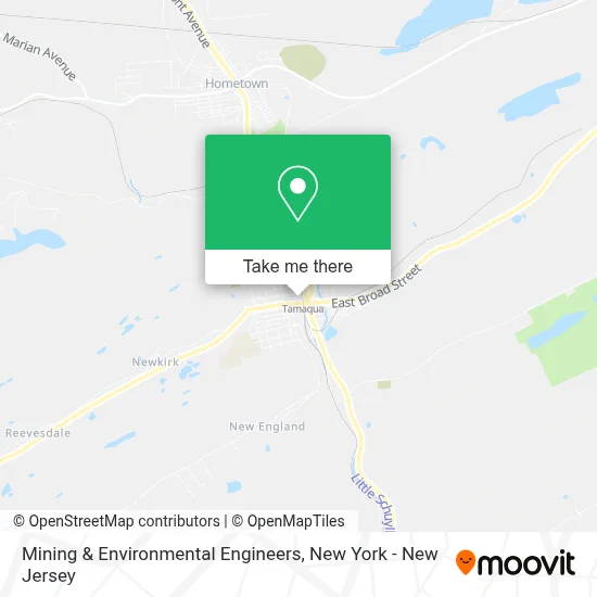 Mining & Environmental Engineers map