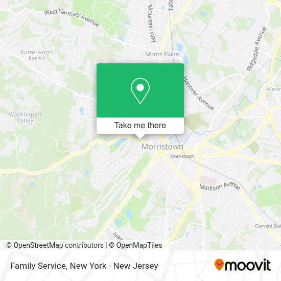 Family Service map