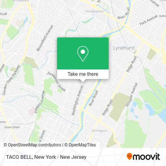 TACO BELL map