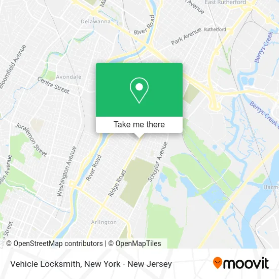 Vehicle Locksmith map