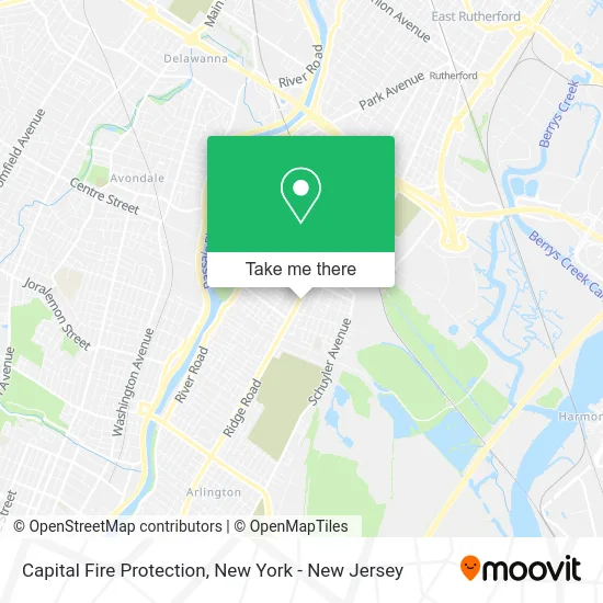 Capital Fire Protection map