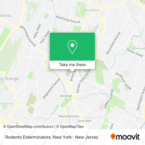 Mapa de Rodents Exterminators