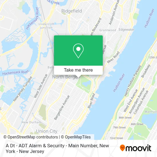 A Dt - ADT Alarm & Security - Main Number map