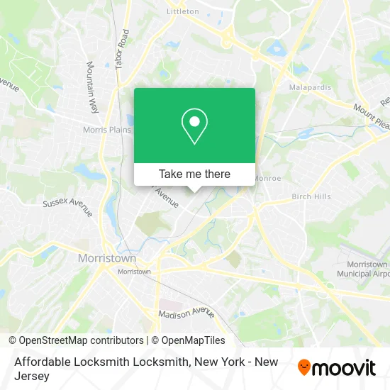 Affordable Locksmith Locksmith map