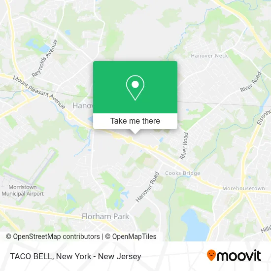 TACO BELL map
