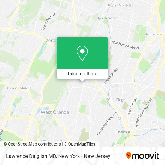 Lawrence Dalglish MD map