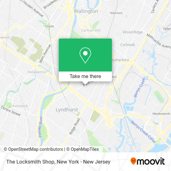 The Locksmith Shop map