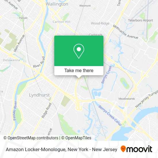 Amazon Locker-Monologue map