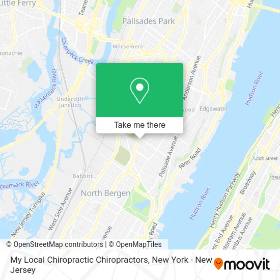 My Local Chiropractic Chiropractors map