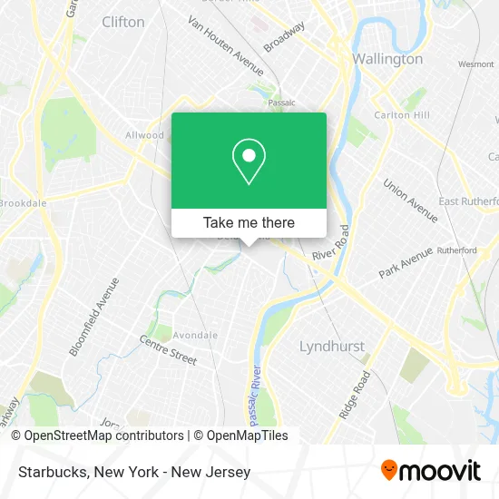 STARBUCKS map