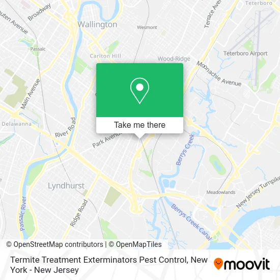 Termite Treatment Exterminators Pest Control map