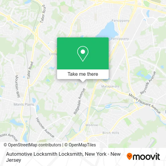 Automotive Locksmith Locksmith map