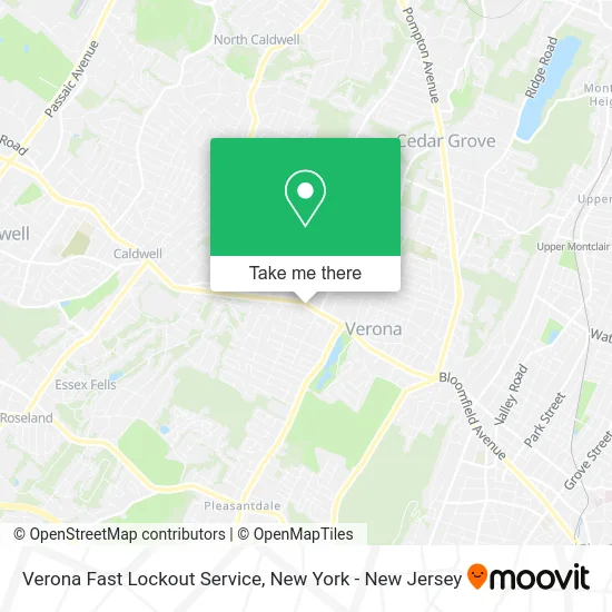 Verona Fast Lockout Service map