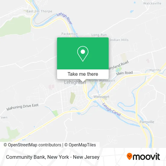 Community Bank map