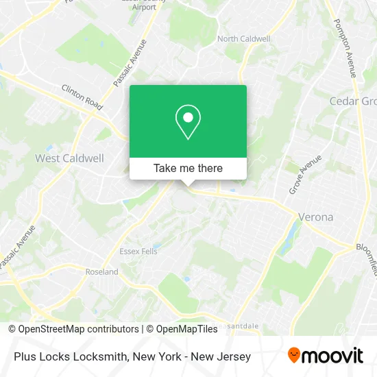 Plus Locks Locksmith map