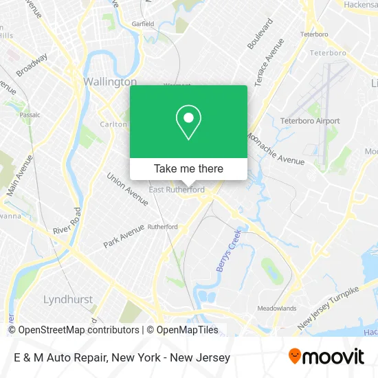 E & M Auto Repair map