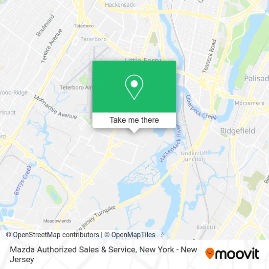 Mazda Authorized Sales & Service map