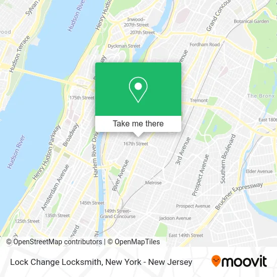 Lock Change Locksmith map