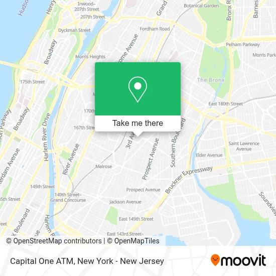 Capital One ATM map