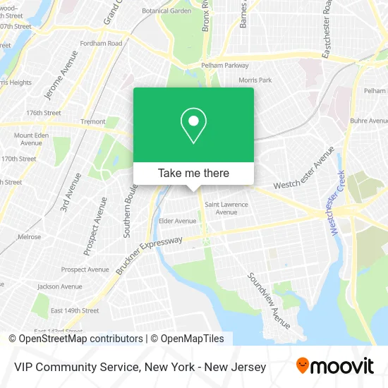 VIP Community Service map