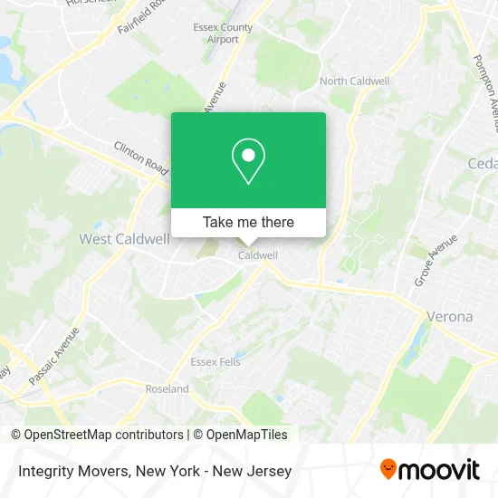 Integrity Movers map