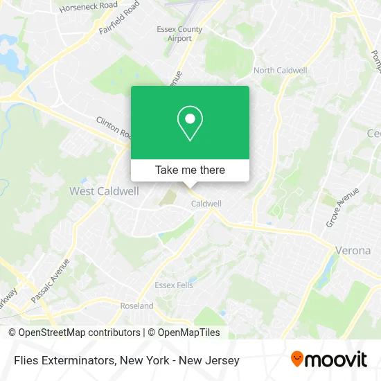 Flies Exterminators map